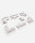 enjoysolar&reg; ABS Mounting Bracket Kit: Cable Entry & Corner Brackets & Side Brackets White