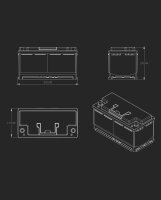 SolarV&reg; Lithium Batterie LiFePO4 Batterien 12.8V 100Ah - BMS integriert (Version 2.0)