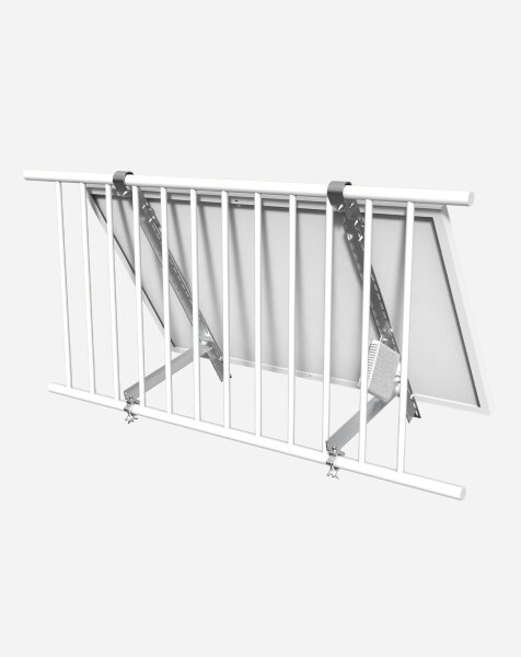 enjoy solar&reg; aluminum PV-mounting for balcony power plant (adjustable)