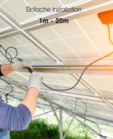 enjoysolar&reg; Profi Solarkabel 4mm&sup2; mit Solarsteckern f&uuml;r Solarpanel und Laderegler