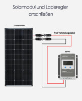 enjoysolar&reg; Profi Solarkabel 6mm&sup2; mit Solar Steckern f&uuml;r Solarpanel und Laderegler