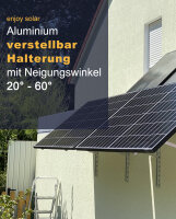 enjoysolar&reg; Dreiecke Aluminium -verstellbare...