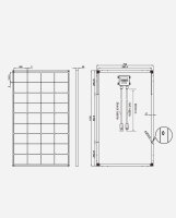 enjoy solar&reg; Monokristallin 9BB 150W/12V - (0% Mwst)