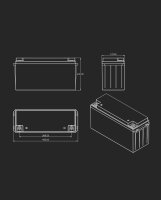 solarV&reg; LiFePO4 Batterie 100Ah 25.6V - (0% Mwst)