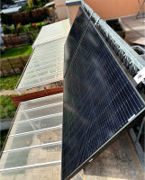 enjoysolar&reg; aluminum PV-mounting for balcony power plant adjusable - (0% Mwst)