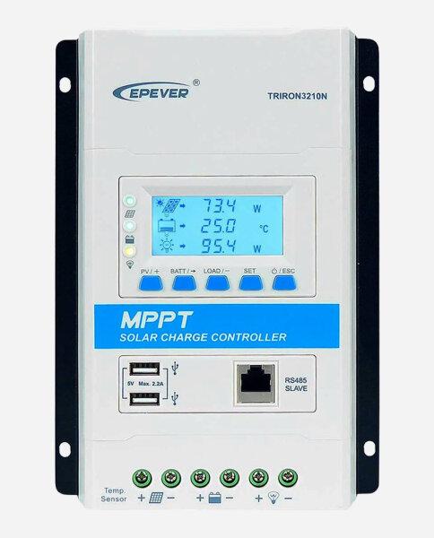 EPEVER&reg;Triron N Serien MPPT Solar Laderegler, 10A-40A, 100V-150V, 12V/24VDC - (0% Mwst)