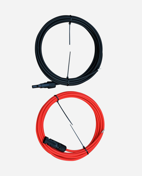 enjoysolar&reg; Profi Solarkabel 4mm&sup2; mit Solarsteckern f&uuml;r Solarpanel und Laderegler