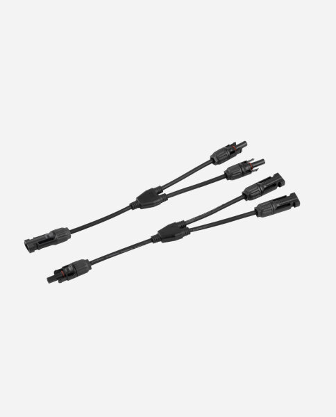enjoy solar&reg; Solar Stecker 2Fac mit 20cm Kabelverl&auml;ngerung - (0% Mwst)