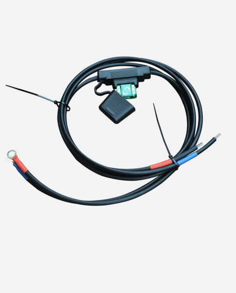 enjoy solar&reg;  Batteriekabel 1,5m 6mm&sup2;, 30A Sicherung - (0% MwSt)