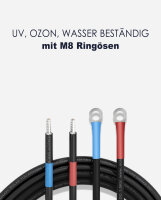 enjoy solar&reg;  Batteriekabel 1,5m 6mm&sup2;, 30A Sicherung - (0% MwSt)