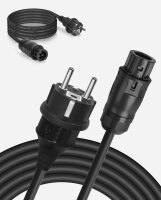 enjoy solar&reg; 3m-20m, 3*2,0mm&sup2; Mikrowechselrichter Netz Anschlusskabel Betteri&reg; BC01 auf Schuko