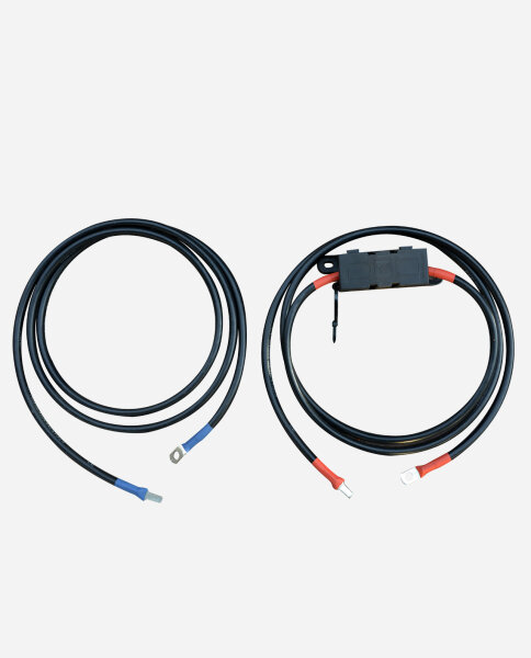 enjoysolar&reg; Batteriekabel 1m/2m 25mm&sup2; mit Hochstromladeregler, Laderegler zur Batterie (ab 80A)