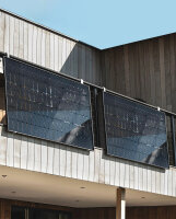 Balcony PV Anlage 800W_APsystems&reg; EZ1-M 800 +&nbsp;JA Solar&reg; 440W Solarpanel + 5m Cable  Betteri&reg; to Schuko Socket + Alu PV mounting vertical