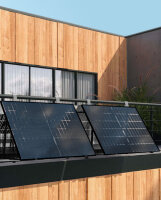 Balcony PV Anlage 800W_APsystems&reg; EZ1-M 800 +&nbsp;JA Solar&reg; 440W Solarpanel + 5m Cable  Betteri&reg; to Schuko Socket +  Alu PV-mounting (adjustable)