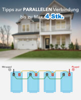 EPEVER&reg;  LiFePO4 Batteries 25,6V 50Ah &ndash;205Ah integrated BMS, Self-heating function under 0&deg;C, A-Grade LiFePO4-Cells