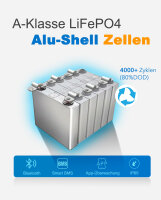 EPEVER&reg;  LiFePO4 Batteries 25,6V 50Ah &ndash;205Ah integrated BMS, Self-heating function under 0&deg;C, A-Grade LiFePO4-Cells-  - (0% Mwst)