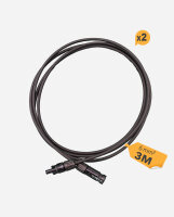 HISkon&reg; 6mm&sup2; Verl&auml;ngerungskabel MC4 auf MC4 Stecker 1m/2m/3m/5m/8m/10m