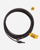 HISkon&reg; 6mm&sup2; Verl&auml;ngerungskabel MC4 auf MC4 Stecker 1m/2m/3m/5m/8m/10m