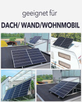 enjoy solar&reg; Dreiecke Aluminium - verstellbare Halterung Neigungswinkel 22&deg;-40&deg; f&uuml;r Solarpanel | inkl. Schrauben und Muttern