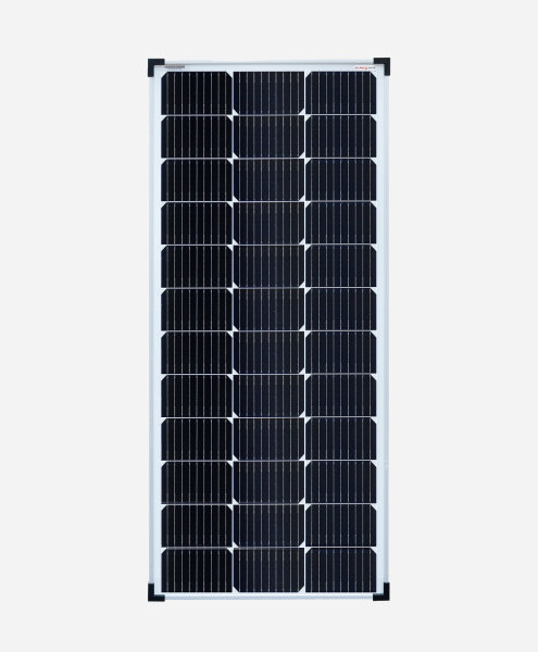 enjoysolar&reg; Monokristallines Solarmodul 9BB, 100W 12V Einzelverpackung