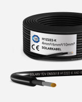 enjoy solar&reg; Solarkabel PLUS 6mm&sup2; in schwarz
