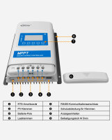 EPEVER&reg;XTRA N  G3 MPPT Solar Laderegler, 20A,100V