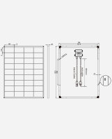 enjoy solar&reg;PERC Monocrystalline Solar panel, 210mm solar cells, 10Busbars, 150W 12V