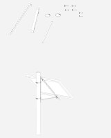 enjoysolar&reg; aluminum master brackets for single...